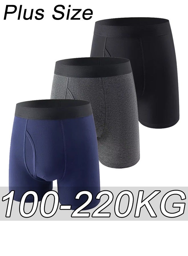 PATELIS 3PCS  Plus Size Men's Underwear - Airflow-Friendly Material, Breathable and Soft for Daily Wear  - Image 1