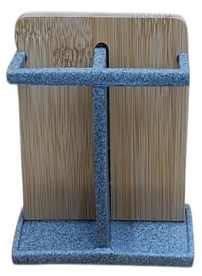 GBEX Resin 4 Piece Bathroom Accessories Set - Liquid Soap Dispenser, Soap Dish Holder, Tumblr and Toothbrush Holder (Resin - Grey) - Image 3