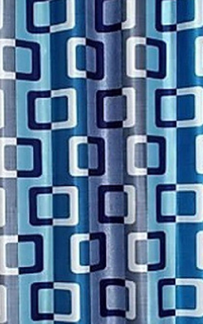 Cresset Stylish Living Room Curtains Door 7 Feet Pack of 2 Blue Room Darkening Washable_008  - Image 2