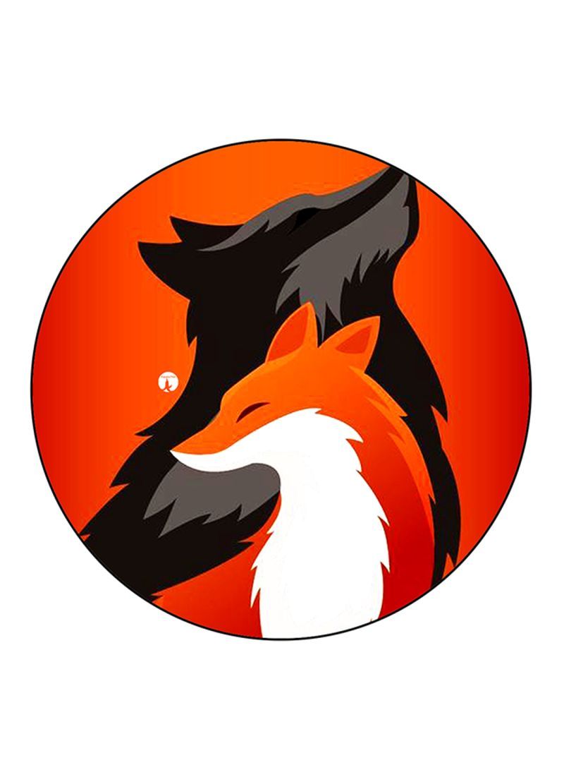 RKN Foxes Printed Mouse Pad  Multicolour