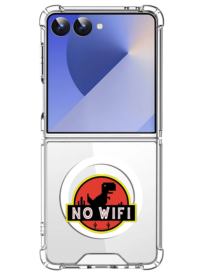 Theodor Magnetic Case for Samsung Galaxy Z Flip 7 Compatible with MagSafe Wireless Charging, Shockproof Phone Bumper Cover No wifi - Image 1