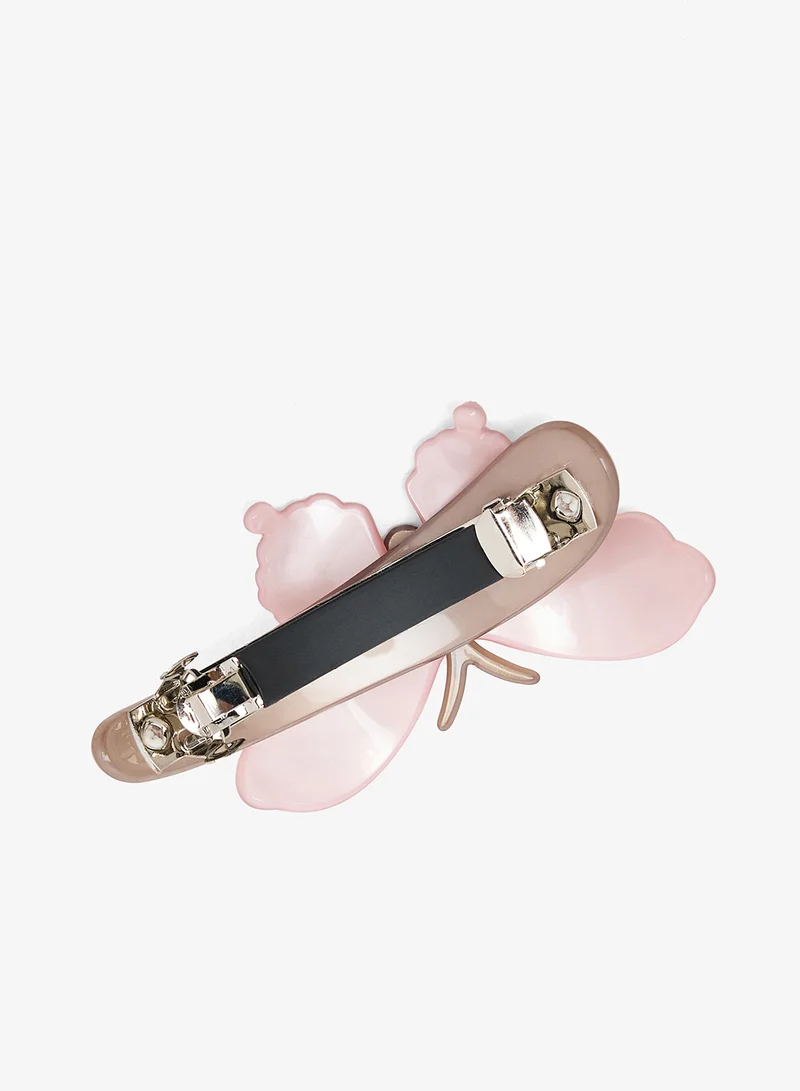 ايلا Butterfly Statement Rhinestone Detailed Hairclip