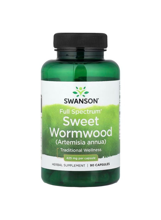 SWANSON Full Spectrum® Sweet Wormwood, 425 mg, 90 Capsules - Image 1