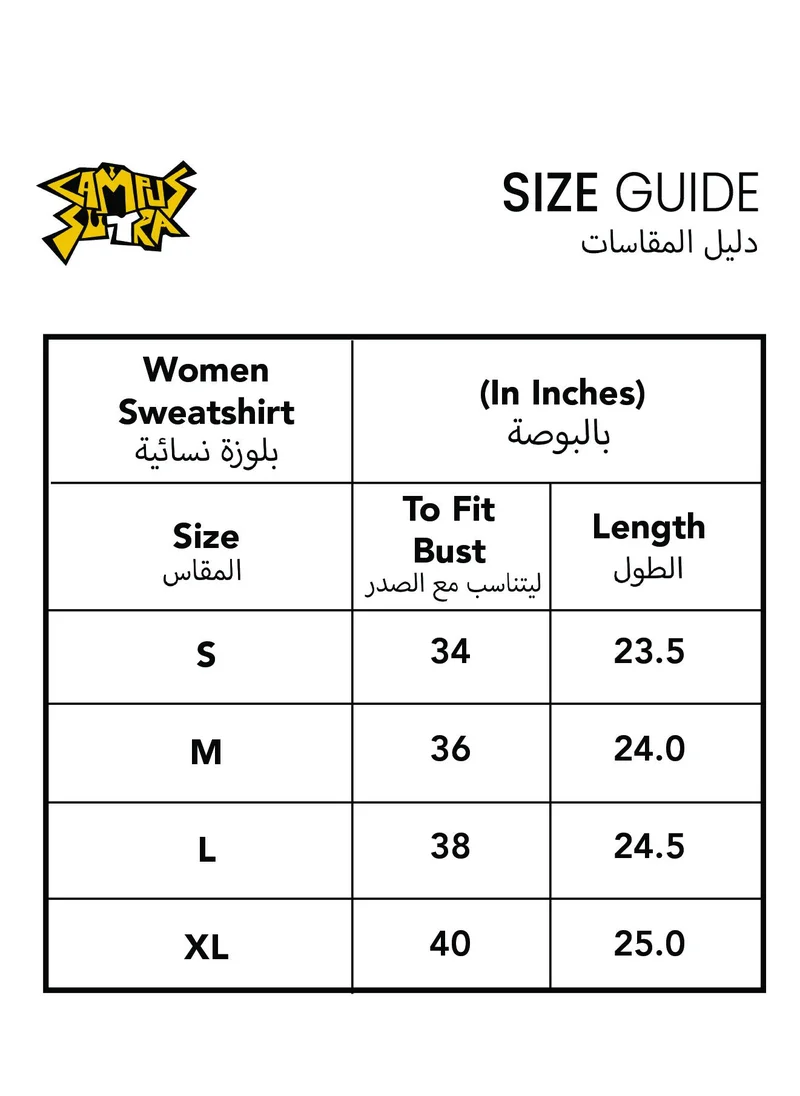 Campus Sutra Campus Sutra Women's Oversized Basic Hoodie With Kangaroo Pocket