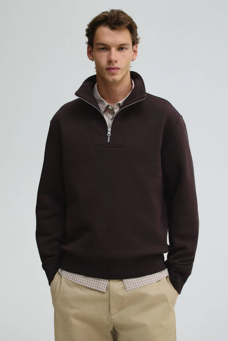 H&M Regular Fit Zip-top sweatshirt