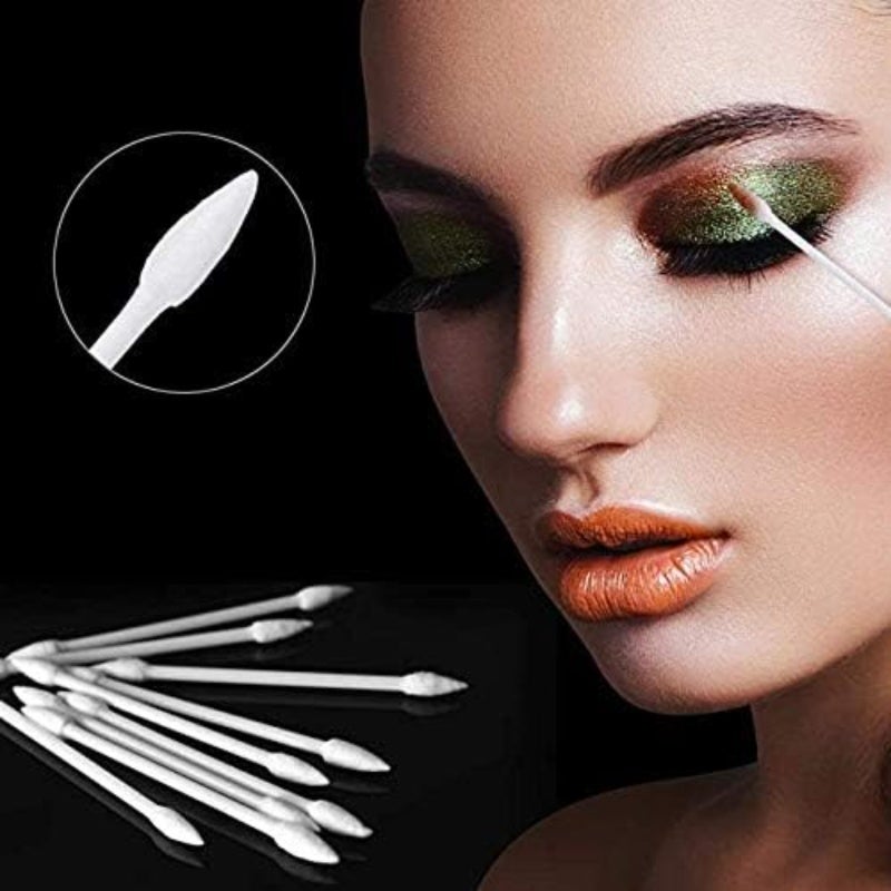 Dual Precision Cotton Swabs: 7.8 Cm Sterilized Organic Soft Cotton, Recycled Paper Handles, Lint-free Compact Tips - 800 Count (4 Packs, 200 Per Pack) for Delicate Makeup, Electronic Cleaning, Craft P - Image 5