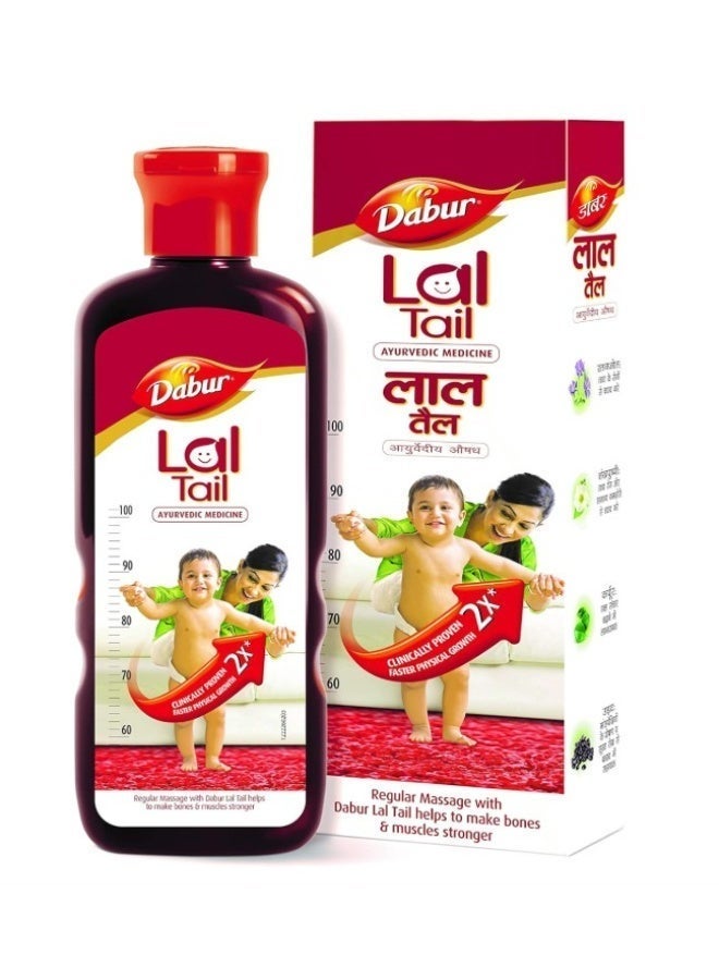 دابر زيت دابور لال تيل الأيورفيدي لتدليك الأطفال 100 مل - تركيبة عشبية لعظام وعضلات قوية - Image 2