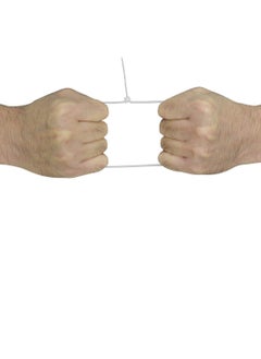 ART IFACT ART IFACT 200 Pieces of 12 inch Nylon Cable tie Strong White Cable Tie 12 Inch White 200  - Image 3