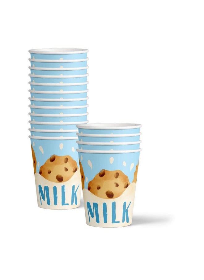 Birthday Galore Milk and Cookies Birthday Party Supplies Set Plates Napkins Cups Tableware Kit for 16  - Image 3