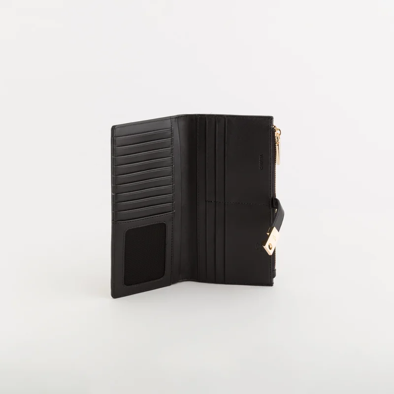 كاربيزا Women's Leather Wallet Petunia Wallet Black