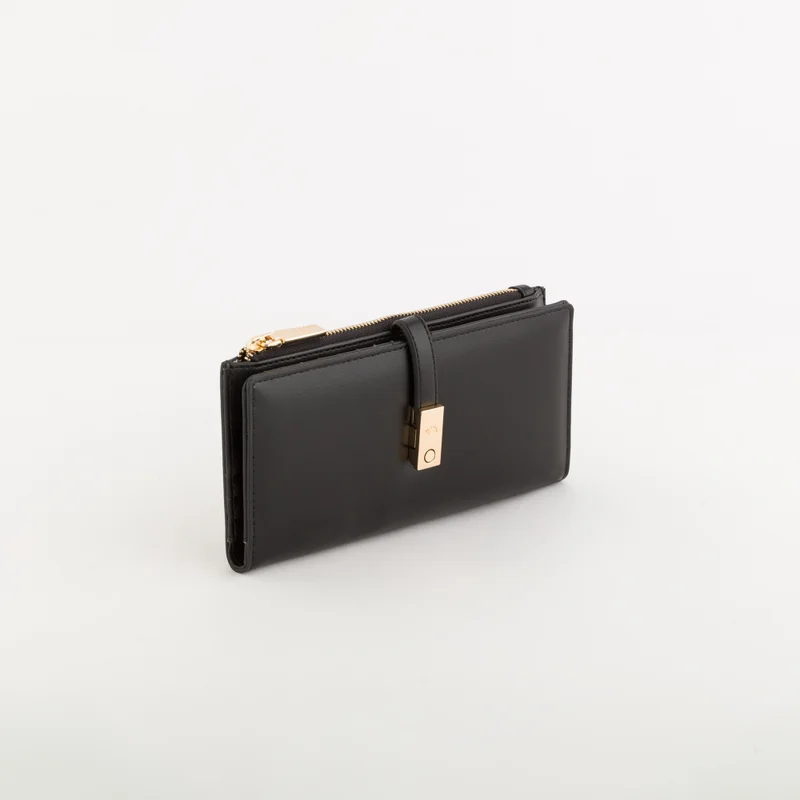 كاربيزا Women's Leather Wallet Petunia Wallet Black