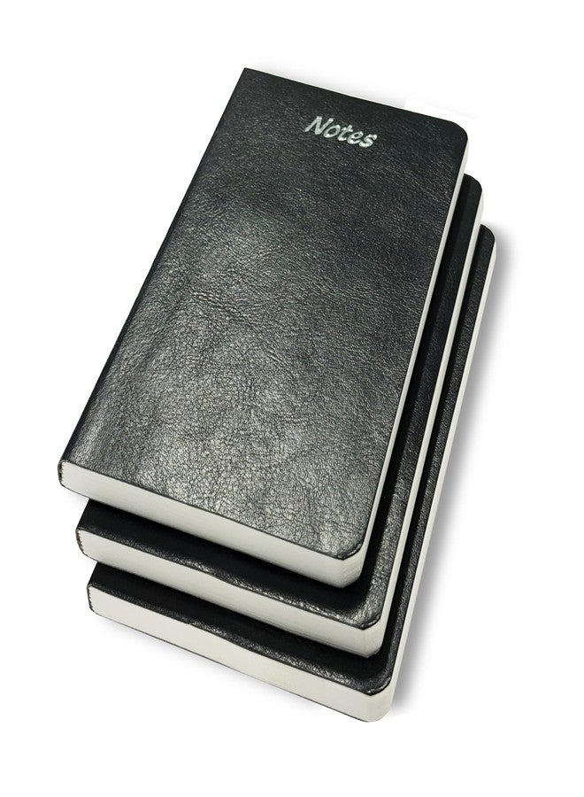 Cubic A7 Palm Notebook | Black | Pack of 3 | Compact & Stylish Softbound for Note-Taking, Pocket Use & Journaling | Smooth Paper | Durable & Handy - Image 1
