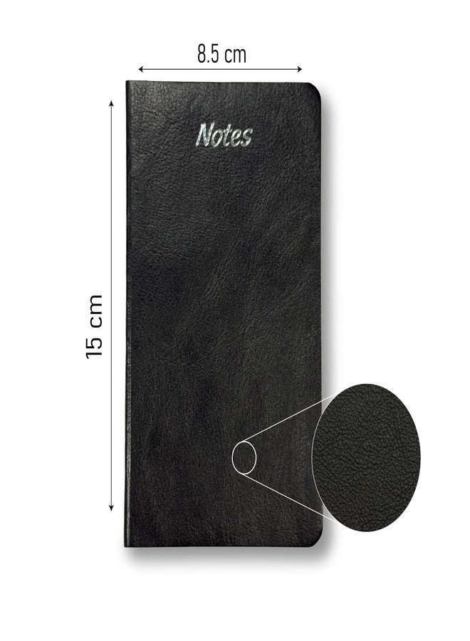 Cubic A7 Palm Notebook | Black | Pack of 3 | Compact & Stylish Softbound for Note-Taking, Pocket Use & Journaling | Smooth Paper | Durable & Handy - Image 3