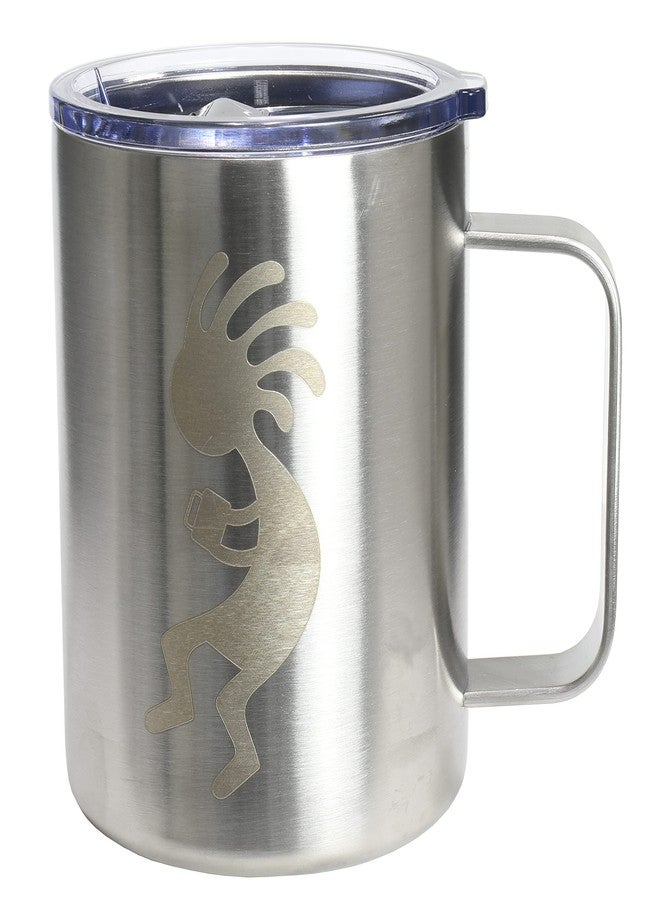 Aquapelli Vacuum Insulated Mug with Handle, 12 Ounces, Stainless Steel - Image 1