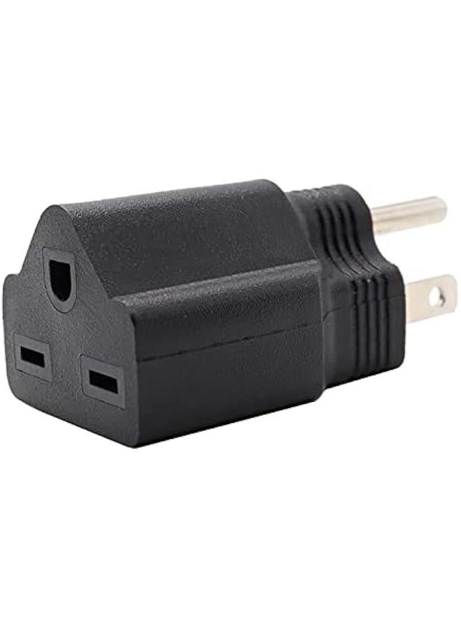 120V to 220-240V Plug Adapter Household Plug Adapter, 5-15P to 6-15R - Image 1