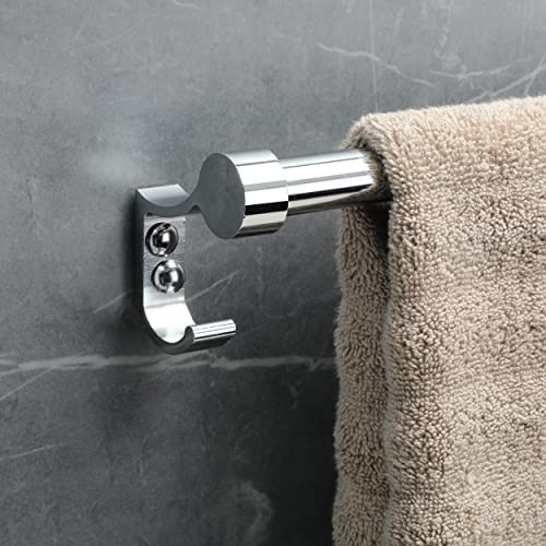 FORTUNE Stainless Steel Bathroom Hook Towel Rod Holder | Wall Mounted Hand Towel Rail for Kitchen and Washroom (Pack of 1) - Image 2
