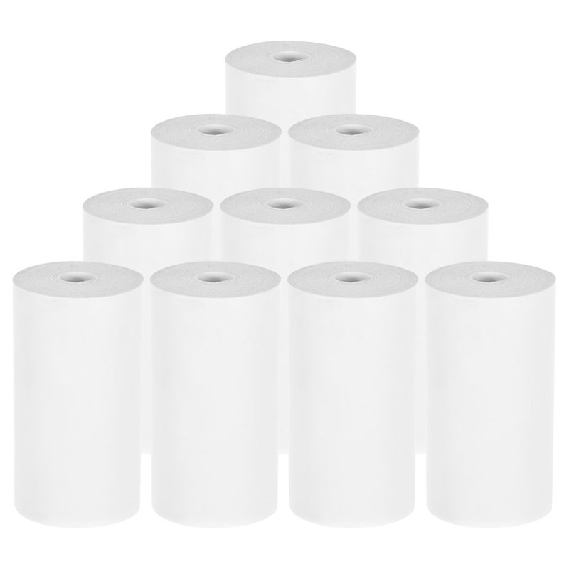 10pcs Thermal Receipt Paper Rolls 57*25mm Ticket Printing for Cash Register POS Receipt Printer Peripage Poooli Paperang Photo Printer - Image 1