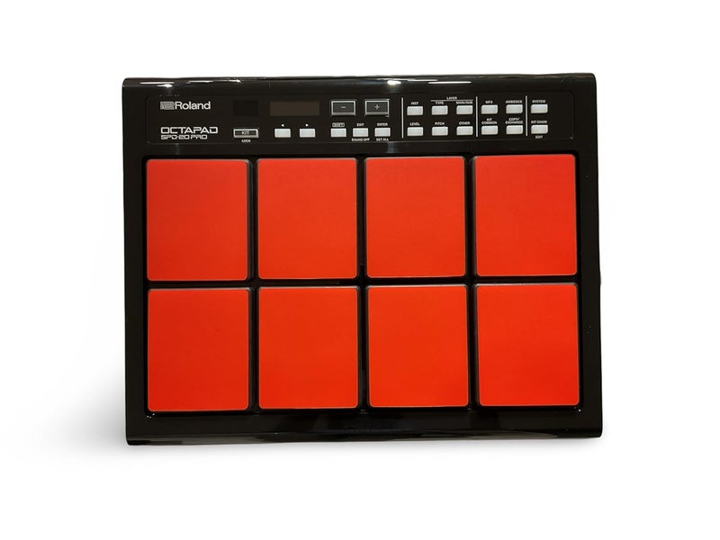 RHYTHM PRO Self Adhesive Silicon Rubber Patchment Set Of 8 Pcs For Roland Octapad SPD-30. Super look & Bounce, Ultimate Premium Quality Silicon, Protect Your Octapad From Hard Hitting.(RED) - Image 1