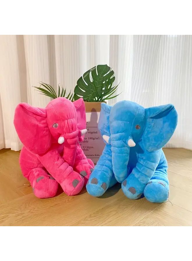 Purple Plush Elephant Toy Soft Cuddly Companion For Halloween Thanksgiving Christmas Gifts - Image 5