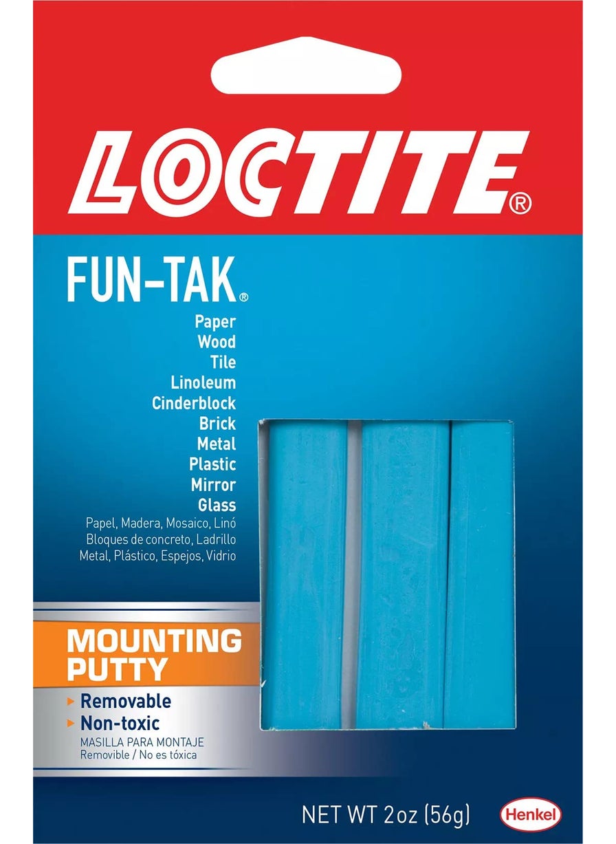 Loctite Loctite Fun-Tak Mounting Putty, 2 oz, 1, Wallet  - Image 1