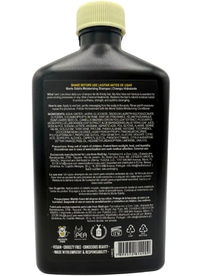 Lola from Rio Liquid Moisturizing Shampoo With Aloe Vera & Coconut Oil - Gently Cleanses, Hydrates & Repairs Damaged Hair Without Stripping Natural Oils (300 Ml) - Image 2