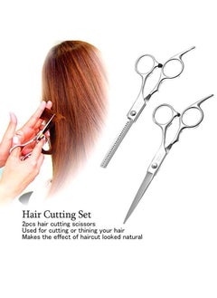 NIBEMINENT 2-Piece Hai Cutting Scissors White 300g  - Image 3