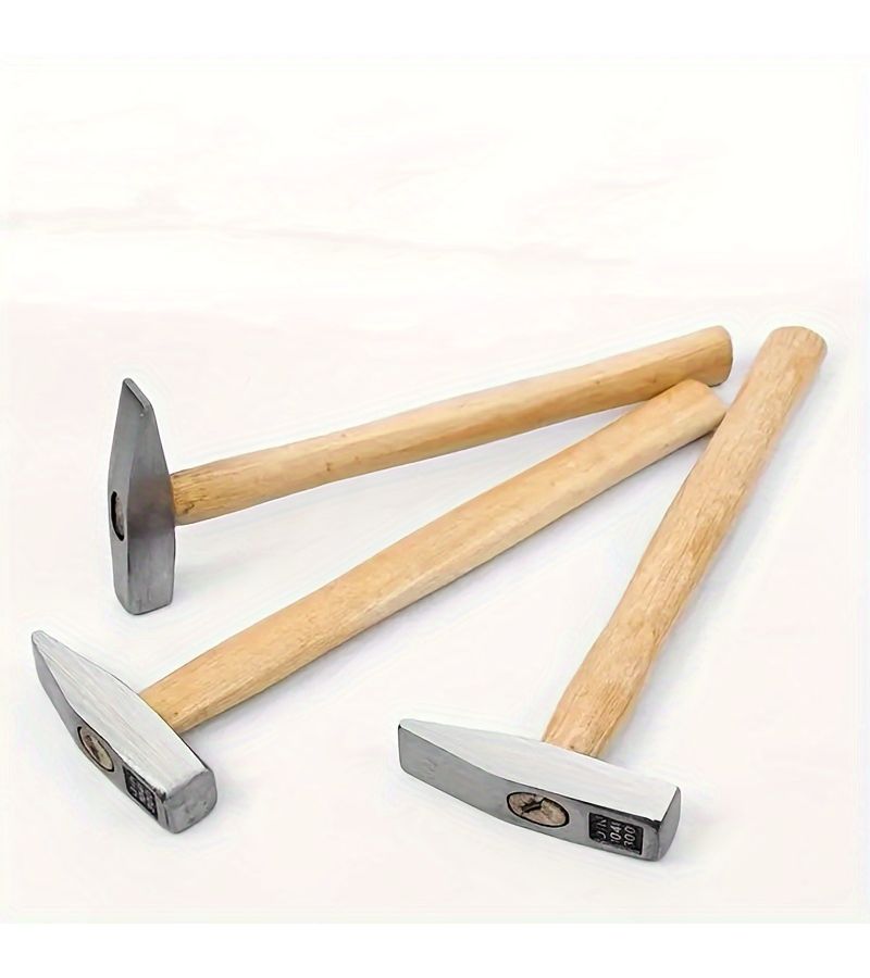 Wooden Handle Duckbill Flat Head Pliers Hammer 10.58oz Home Renovation Tool - Image 1