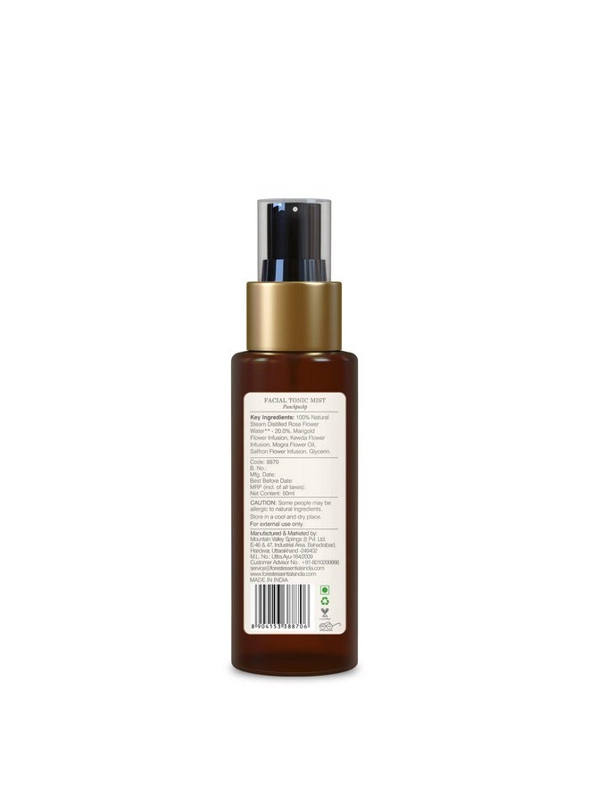 Forest Essentials Travel Size Facial Tonic Mist Panchpushp Refreshing Face Toner For Pore Tightening And Hydration Alcoholfree Toner For Glowing Skin 50 Ml  - Image 5