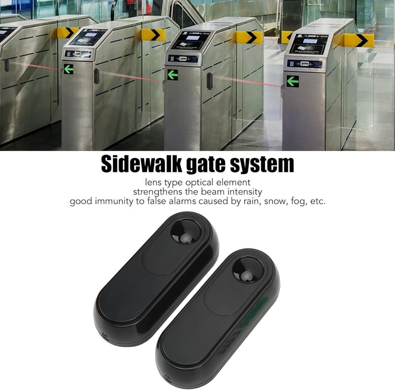 klarako Wireless Infrared Gate Beam Sensor, High Sensitivity Infrared Gate Beam Detector, IP55 Waterproof, Durable Structure for Station Automatic Door - Image 3