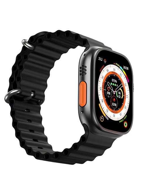 G-Tab Smart Watch Bluetooth Watch Wireless Charger Amoled 2.02 Inch HD Full Screen Display Smartwatch Ultra With Dual Watch Strap for Men and Boys