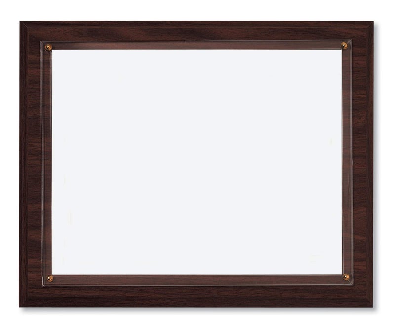 PaperDirect Walnut Finish Wood Slidein Certificate Wall Plaque Recognition Award For School Work Appreciation Awards