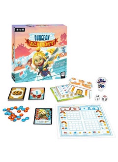 USAopoly Dungeon Academy | Roll & Write Maze Board Game | Each Roll Creates Unique Dungeon Mazes | Collect Life Points & Mana, Fight Monsters, and Earn Treasure to Master The Academy | Family Board Game  - Image 2