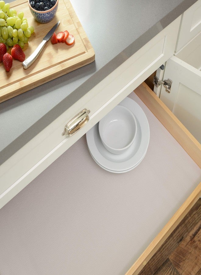 Con-Tact Brand Solid Grip Prints Non-Adhesive Non-Slip Shelf and Drawer Liner, 12-Inches by 5-Feet, Almond (05F-C6B61-06) - Image 4
