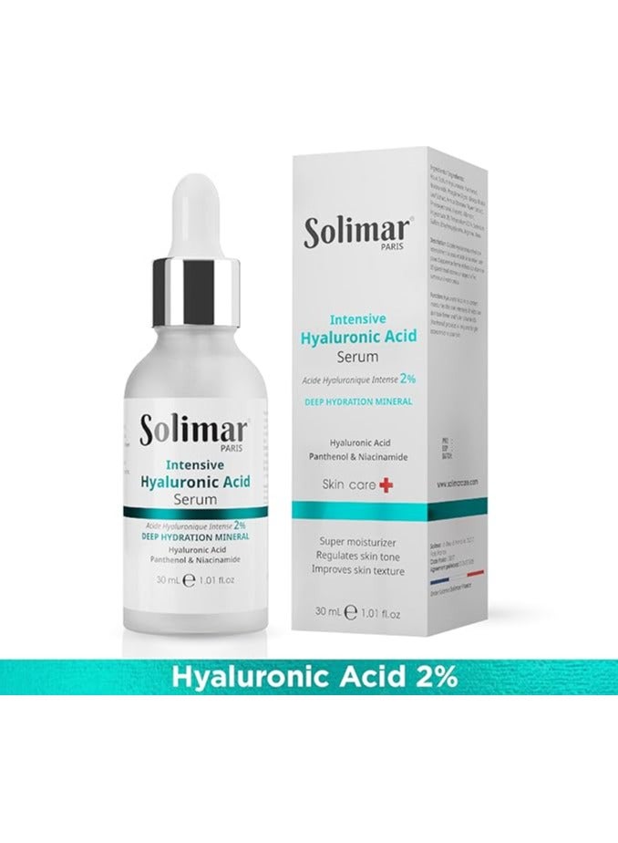 Solimar Paris Hyaluronic Acid Serum – Intense Hydration & Skin Plumping Booster, 30ml - Image 2
