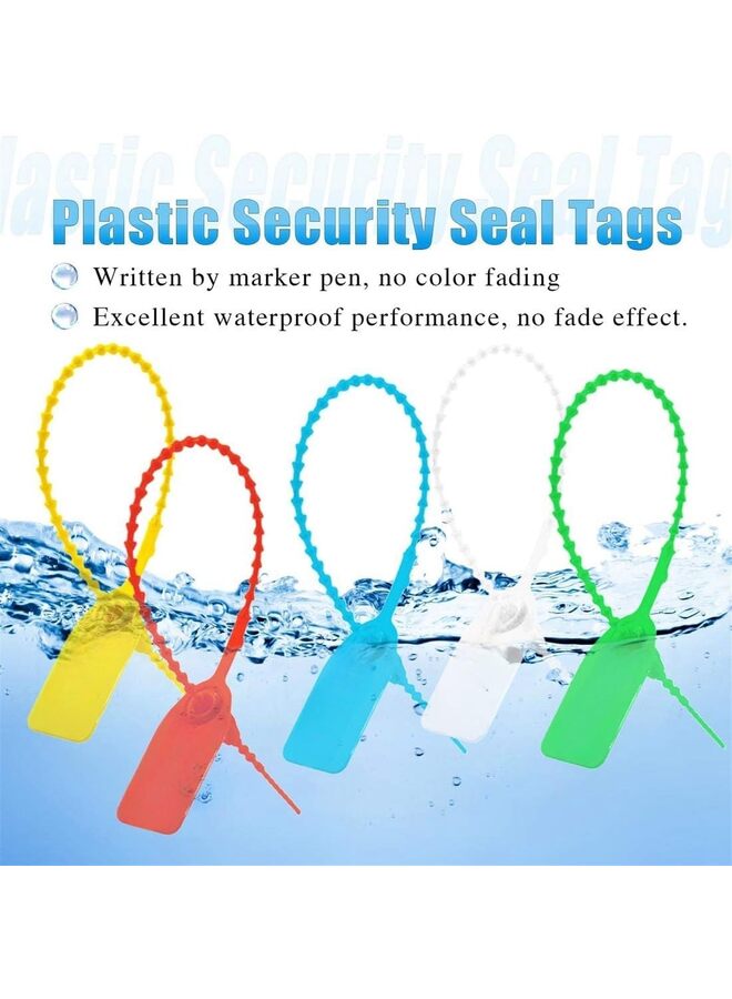 105 قطعة من علامات السوستة، روابط سحابية أمنية ذاتية القفل، علامات ختم بلاستيكية قابلة للسحب لطفايات الحريق، علامات بلاستيكية برباط سحابي، أحمر أصفر أزرق أخضر أبيض - Image 5