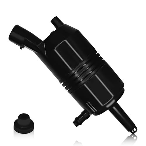 QBOONPT Windshield Washer Pump W/Grommet Replacement OEM#89025062 385-232316A 8-6710, Wiper Washer Fluid Motor Pump Compatible With Chevy, GMC, Oldsmobile, Buick, Cadillac, Pontiac - Image 1