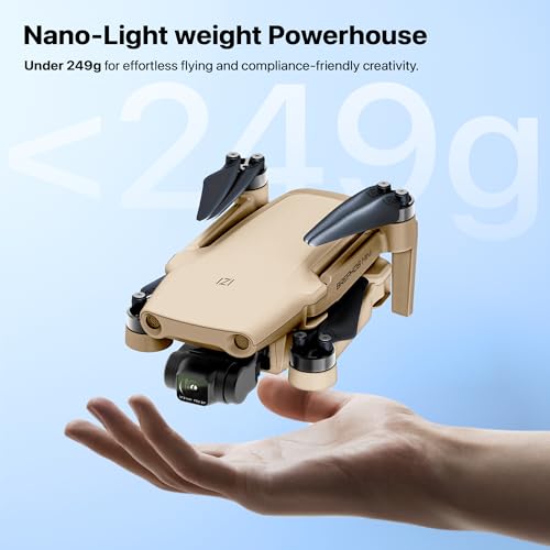 IZI Brephos Mini Nano Drone Fly More Combo with 4K HDR Camera, Under 249g Lightweight Design, 20km IZI R7 Transmission, True Vertical Shooting, Advanced Tracking & Smart RTH with 3 Batteries for Extended Flying - Image 4