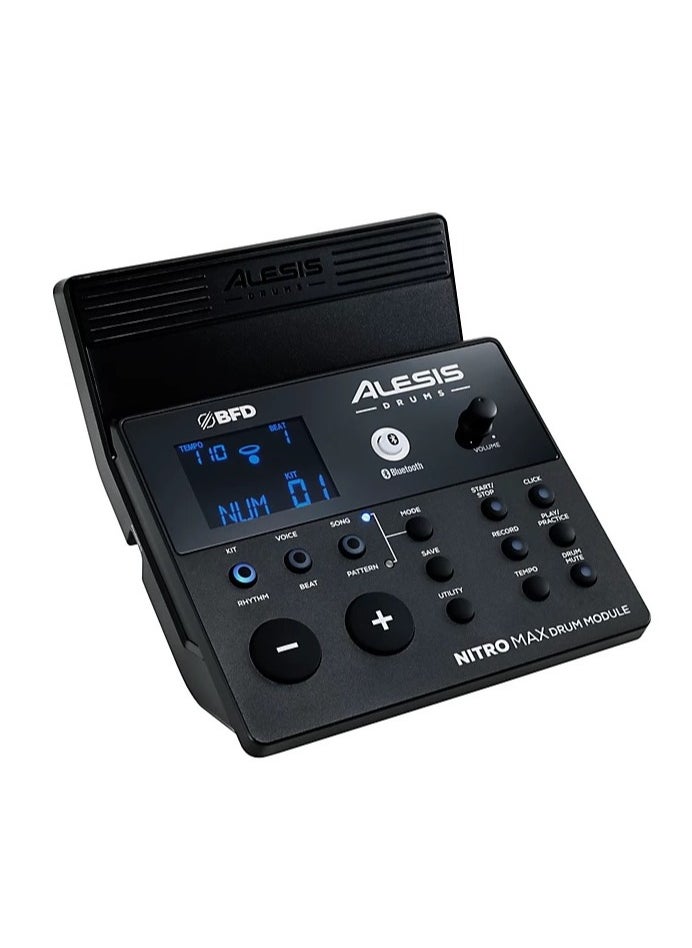 Alesis - Alesis Nitro Max 8-Piece Electronic Drum Kit with Mesh Heads and Bluetooth - Image 1