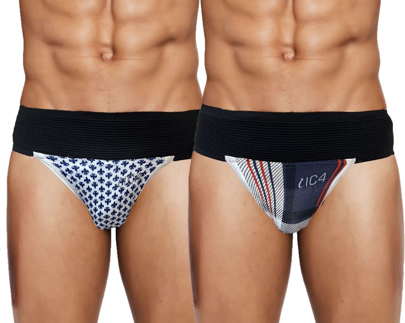 IC4 Store Men's Multicolor Gym Supporter Pack of 2 - Image 1