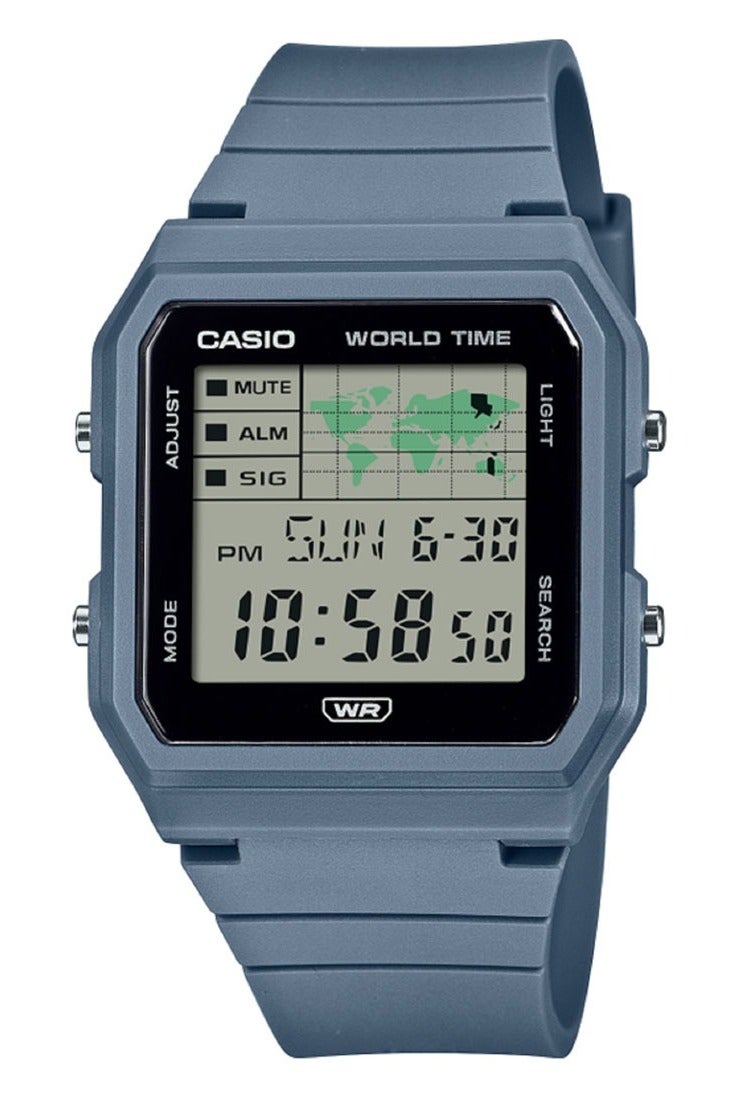 CASIO LF-30W-2A POP – Digital with World Map & Bio-based Resin Band Unisex Watch - Image 1