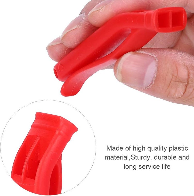 woobles Dual Frequency Whistle, Whistle Long Distance High Pitch Small Size and Lightweight Bright Colour with 8 Pcs for Life Vest Outdoor Survival, Life Saving- - Image 5