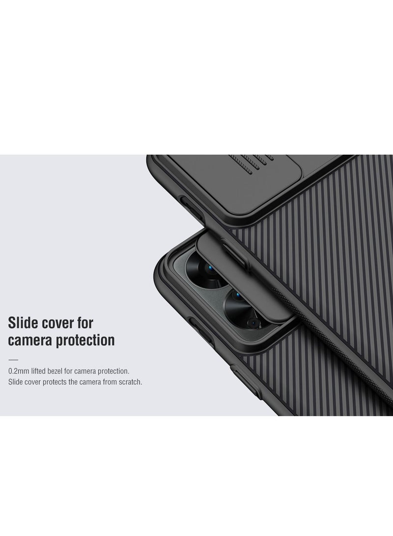 Nillkin For Oneplus Nord 2T 5G Case, Nillkin Oneplus Nord 2T 5G Camera Protection Case | Slide Camera Cover | Slim Stylish | Anti Slip | Scratchproof Shockproof Protective Case for Oneplus Nord 2T 5G  - Black - Image 3