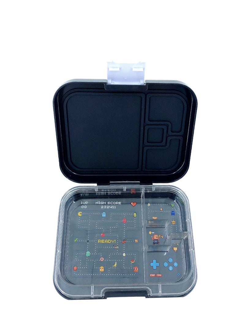 TINY WHEEL Tiny Wheel baby lunch box 4 Compartments Black (Arcade)  - Image 2