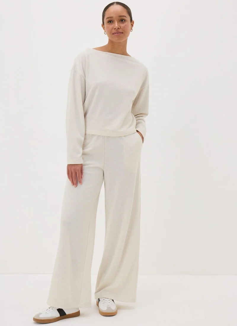 Matalan Oatmeal Wide Leg Jogging Bottoms