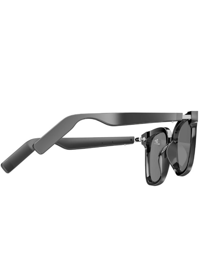 الشركات المصنعة 2024 نظارات شمسية خاصة بتقنية البلوتوث تستمع إلى الأغاني وتتصل بالقيادة وصيد الأسماك في الهواء الطلق قطعة أثرية أساسية - اللون: أسود - Image 5