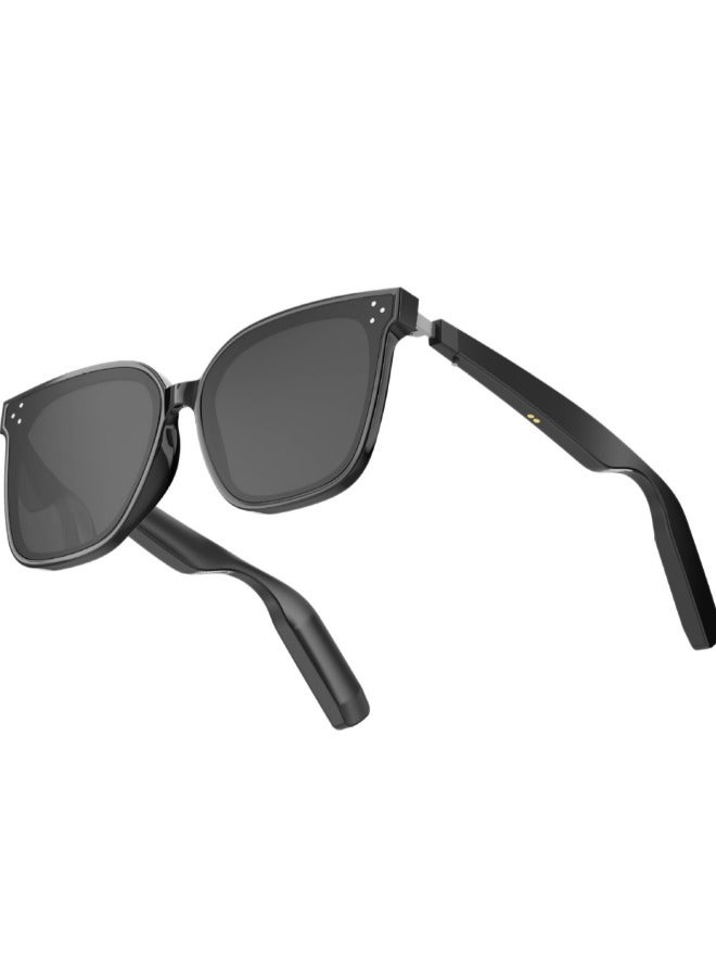 الشركات المصنعة 2024 نظارات شمسية خاصة بتقنية البلوتوث تستمع إلى الأغاني وتتصل بالقيادة وصيد الأسماك في الهواء الطلق قطعة أثرية أساسية - اللون: أسود - Image 3