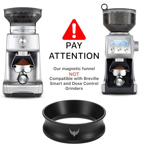 KNODOS Magnetic 54mm Dosing Funnel & Espresso Puck Screen For Breville Espresso Machine Portafilter - Image 4