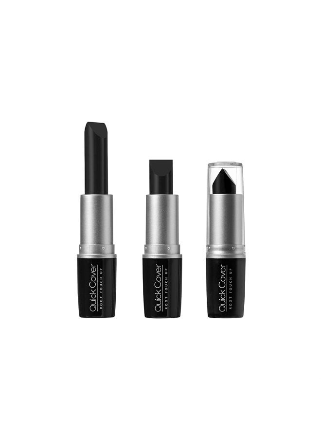 KISS Quick Cover Gray Hair Root Touch Up Stick (2 Pack - Black) - Image 2