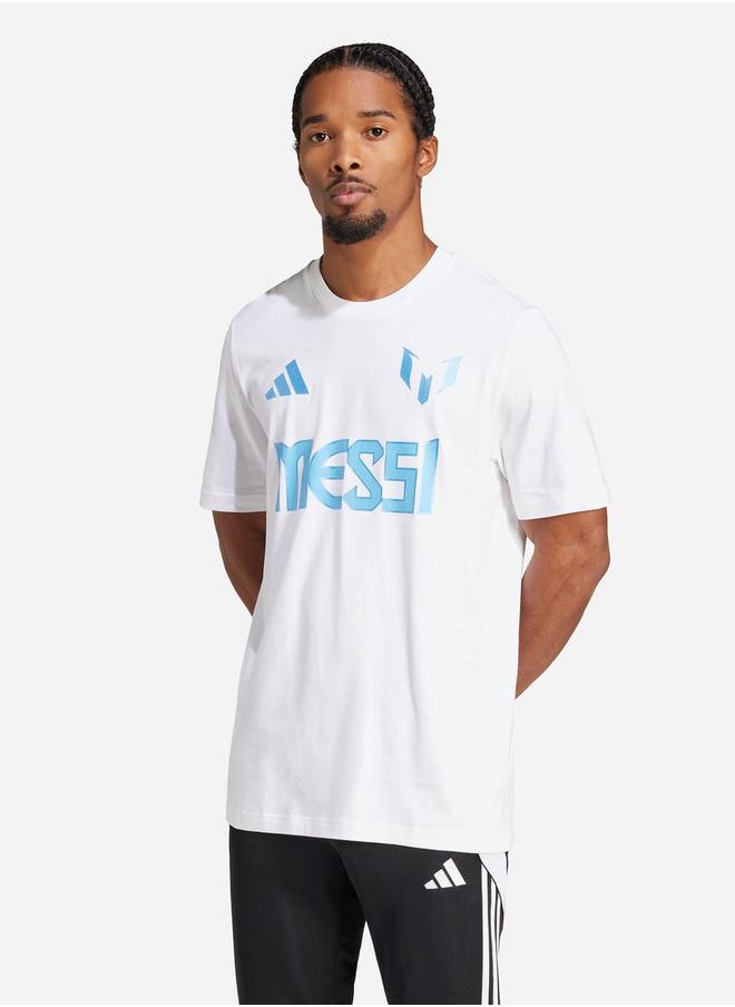 Adidas - Messi Name and Number Graphic T-Shirt - Image 1