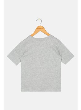 Space Jam Space Jam x NBA Toddlers Boy Short Sleeves Golden State Warrior T-Shirt, Grey  - Image 2